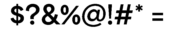 Halyard Variable Extra Bold Font OTHER CHARS