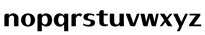 Hanamdaum Regular Font LOWERCASE