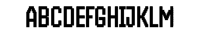 Handjet Bold Font UPPERCASE