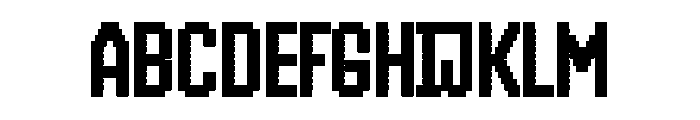 Handjet Extra Bold Font UPPERCASE
