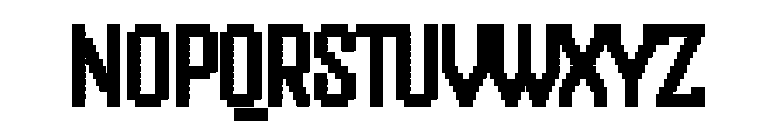 Handjet Extra Bold Font UPPERCASE