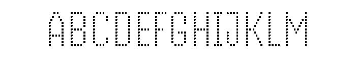 Handjet Extra Light Font UPPERCASE