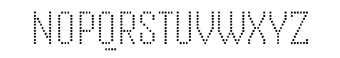 Handjet Extra Light Font UPPERCASE