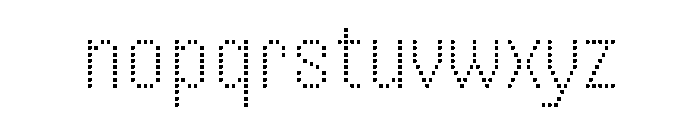 Handjet Extra Light Font LOWERCASE