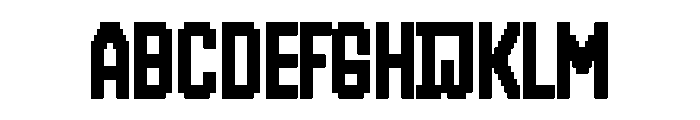Handjet Heavy Font UPPERCASE