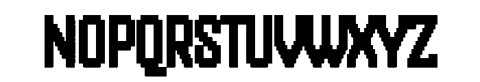 Handjet Heavy Font UPPERCASE