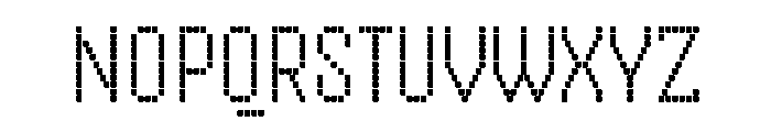 Handjet Light Font UPPERCASE