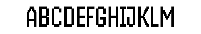 Handjet Medium Font UPPERCASE