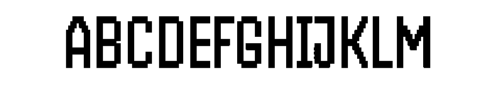 Handjet Semibold Font UPPERCASE