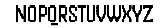 Handjet Semibold Font UPPERCASE