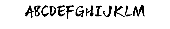 Happygoheung Medium Font UPPERCASE