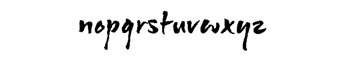 Happygoheung Medium Font LOWERCASE