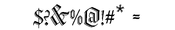 Harbour Regular Font OTHER CHARS