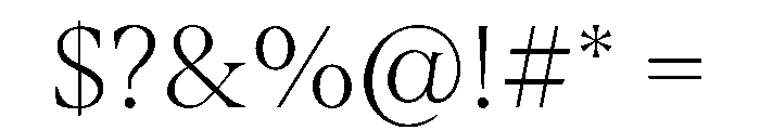 Hardcover Variable Extra Light Font OTHER CHARS