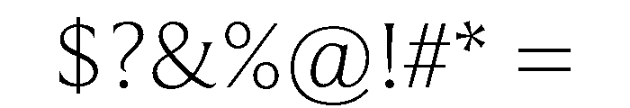 Hardcover Variable Light Font OTHER CHARS