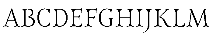 Hardcover Variable Thin Font UPPERCASE