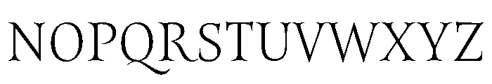 Hardcover Variable Thin Font UPPERCASE