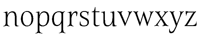 Hardcover Variable Thin Font LOWERCASE