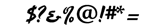 Hauser Script Ludlow Regular Font OTHER CHARS