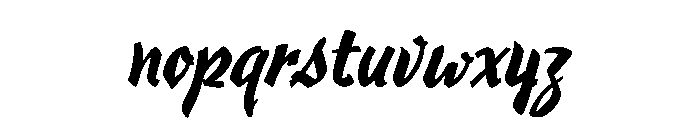 Hauser Script Ludlow Regular Font LOWERCASE