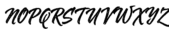 Hauser Script Medium Font UPPERCASE