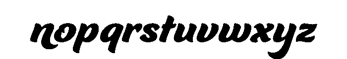 Hauser Script Regular Font LOWERCASE