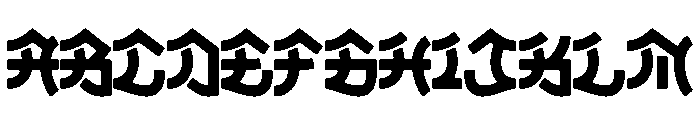 HAIRIN Font UPPERCASE
