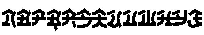 HAIRIN Font UPPERCASE