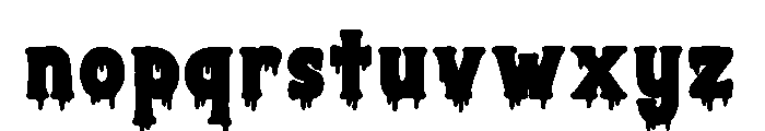 HALLOWEEN SCREAMS Font LOWERCASE