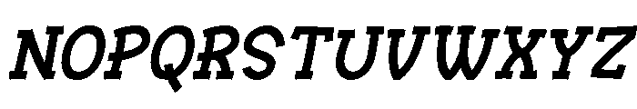 HALUNA Italic Font UPPERCASE