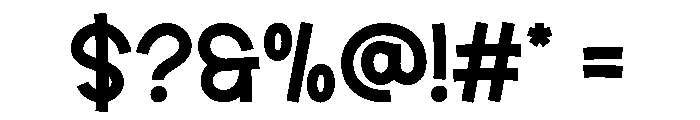HALUNA Regular Font OTHER CHARS