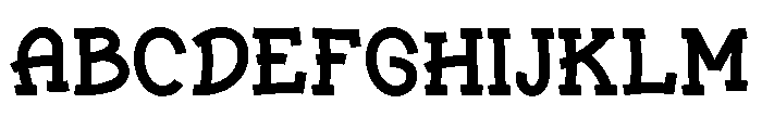 HALUNA Regular Font UPPERCASE