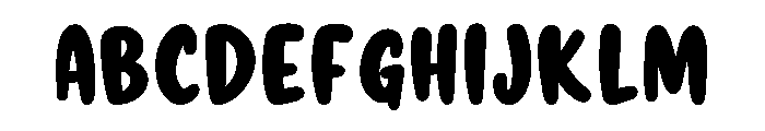 HAPPY AURA Regular Font UPPERCASE