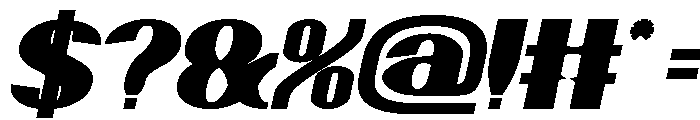 HAPPY DAY Bold Italic Font OTHER CHARS