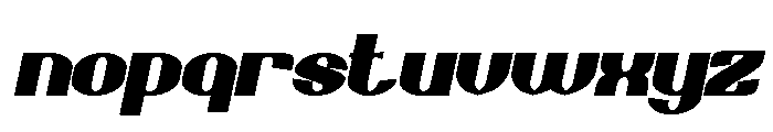HAPPY DAY Bold Italic Font LOWERCASE
