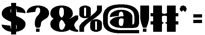 HAPPY DAY Bold Font OTHER CHARS