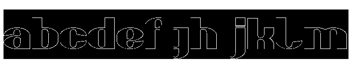 HAPPY DAY-Hollow-Inverse FONT