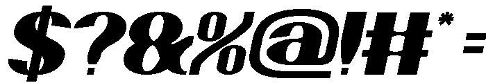 HAPPY DAY Italic Font OTHER CHARS