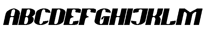 HAPPY DAY Italic Font UPPERCASE