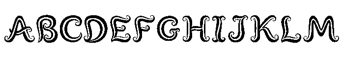 HAPPY VIBES Regular Font UPPERCASE