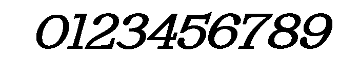 Habarac Pro Oblique Font OTHER CHARS