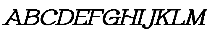 Habarac Pro Oblique Font UPPERCASE
