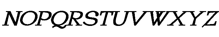 Habarac Pro Oblique Font UPPERCASE