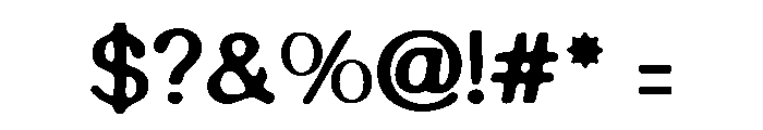 Habarac Pro Organic Font OTHER CHARS