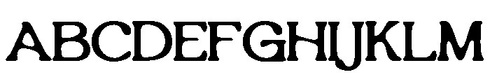 Habarac Pro Organic Font UPPERCASE