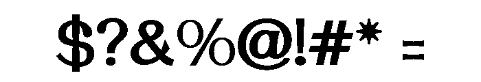 Habarac Pro Regular Font OTHER CHARS