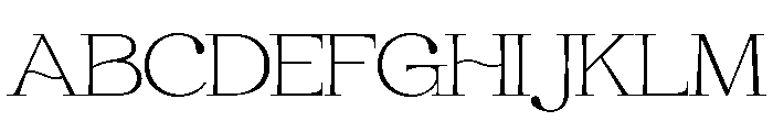 Habarac Pro Thin Font UPPERCASE