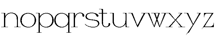Habarac Pro Thin Font LOWERCASE