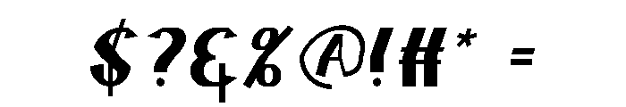 HackerSchool Font OTHER CHARS