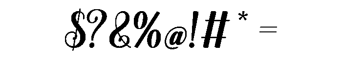 Hackick Font OTHER CHARS